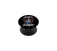 Superhero Nurse Graphic - In Disguise PopSockets Adhesive PopGrip