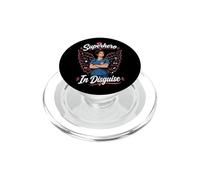 Superhero Nurse Graphic - In Disguise PopSockets PopGrip for MagSafe