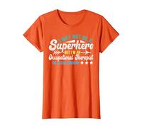 Superhero & Occupational Therapist OT Occupational Therapy T-Shirt, Women, Orange, Large