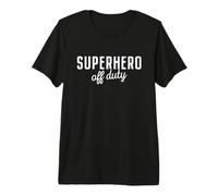 Superhero Off Duty Civilian Superhero Costume Disguise Premium T-Shirt