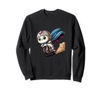 Superhero Panda On Motorcycle Adventure Sweatshirt