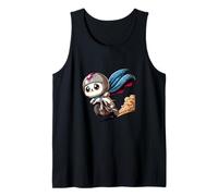 Superhero Panda On Motorcycle Adventure Tank Top