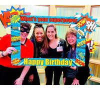 Superhero Party Decorations for Birthday Superhero Themed Party Favors Hero Photo Prop Hero Birthday Party Decor Hero Them Party Banner Backdrop
