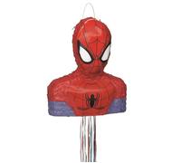 Superhero Party Spider Man Pull String Pinata
