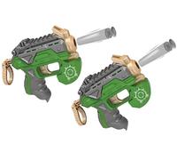 Superhero Shooter Toys with 10 Soft Darts, Green Hulk Style Toy Blaster for Kids Ages 3-12, Pull Launch Shooter for Boys Girls, Indoor Outdoor Garden Battle Game, Ideal Birthday Christmas Gift-2PCS