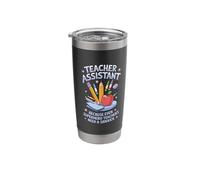 Superhero Sidekick Teaching Teach School Teacher Assistant Stainless Steel Insulated Tumbler