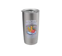 Superhero Sidekick Teaching Teach School Teacher Assistant Stainless Steel Insulated Tumbler