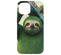 Superhero Sloth Saving the Day Case for iPhone 15