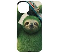 Superhero Sloth Saving the Day Case for iPhone 15 Plus