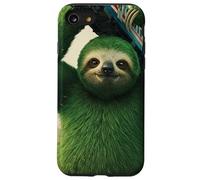 Superhero Sloth Saving the Day Case for iPhone SE (2020) / 7 / 8
