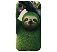 Superhero Sloth Saving the Day Case for iPhone XR