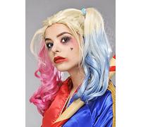 Superhero Squad Harley Quinn Blonde Bunches Wig
