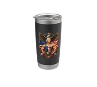 Superhero Thomas Jefferson Funny 4th of July Stainless Steel Insulated Tumbler