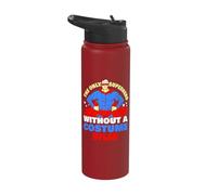 Superhero Without A Costume Dylan Funny Dylan Name Saying Stainless Steel Insulated Water Bottle
