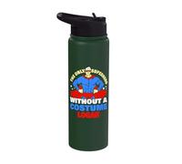 Superhero Without A Costume Logan Funny Logan Name Saying Stainless Steel Insulated Water Bottle