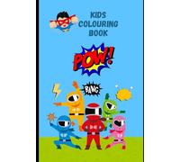 Superheroes Coloring Book for Kids | Easy Coloring Pages of Superhero's | fun, action-filled coloring pages of brave superheroes |: A perfect gift idea for birthdays, holidays, or everyday fun