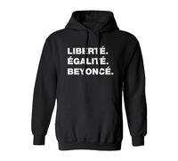 superhotapparel Music World Tour Renaissance Liberte Egalite Beyonce Unisex Hooded Sweatshirt, Black, XXL