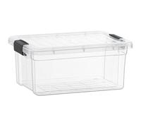 Superio Clear Storage Box with Lid, 36 Quart Plastic Container Bins for Organizing, Stackable Crates, BPA Free, Non Toxic, Odor Free, Organizers for Home, Office, School, and Dorm