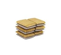 Superio Metallic Non-Scratch Scrubbing Sponges 12 Pack 6 Silver 6 Gold