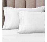 Superior 100% Egyptian Cotton 1500 Thread Count Pillowcases, Set of 2, Envelope Closure, Hotel Quality Luxury Pillow Covers, Bedding Accents, 2 Pack, 20" x 30", Standard Size, White