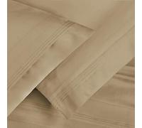Superior 100% Egyptian Cotton 650 Thread Count Pillowcases, Set of 2 Pillow Cases, Modern Solid Pillow Case Cover, Ultra-Soft Comfort Basics, Bedding Essentials, Bed Accents, Standard Size, Linen