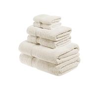 Superior 6 Piece Egyptian Cotton Towel Set Includes 2 Bath Towels, 2 Hand Towels, 2 Face Towels/Washcloths, Ultra Soft Luxury Towels, Thick Plush Essentials, Guest Bath, Spa