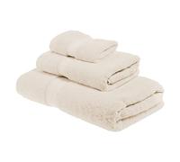 Superior 900 Gram 100% Premium Long-Staple Combed Cotton 3-Piece Towel Set, Cream