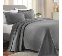 Superior Bedspread, Cotton, Grey, Twin