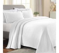 Superior Bedspread, Cotton, White, Twin