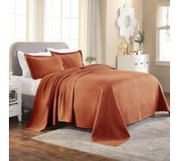 Superior Bedspread with Pillow Shams, Mandarin, Full