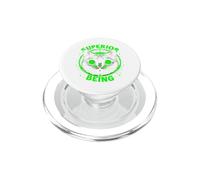 Superior Being Cat Stuff | Cat Mom & Dad Pet Black Cat PopSockets PopGrip for MagSafe