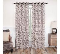 Superior Blackout Curtains, Room Darkening, Bedroom, Drapes, Kitchen, Living Room Window Accents, Sun Blocking, Thermal, 2 Pack, Leaves Blackout Curtains, Set of 2, 36" x 72", Espresso