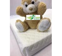 Superior Cot Mattress 140 x 70 x 7.5cm Thick - British Made with High Grade Density Foam