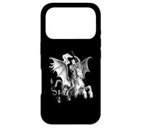 Superior Demon On Horseback Holding A Standard Vector Art Case for iPhone 17 Pro