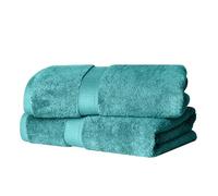 Superior Egyptian Cotton 800 GSM Bath Towel Set, Includes 2 Bath Towels, Luxury Plush Essentials, Absorbent Quick Dry Towels, Guest Bathroom, Apartment, New Home, Shower, Hotel Quality, Turquoise