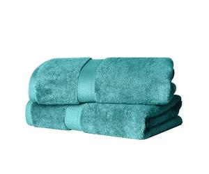 Superior Egyptian Cotton 800 GSM Bath Towel Set, Includes 2 Bath Towels, Luxury Plush Essentials, Absorbent Quick Dry Towels, Guest Bathroom, Apartment, New Home, Shower, Hotel Quality, Turquoise