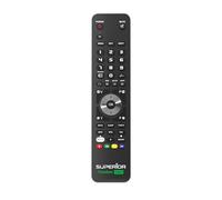 Superior Electronics Freedom 1in1 USB-C, Programmable Universal Remote Control for One Device, Compatible with TVs, Smart TVs, Set-Top Boxes, DVD Players, Projectors, Soundbars, VCR - Black, SUPTUB001