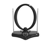 Superior Electronics Indoor TV Antenna with up to 30dB Amplification, Ideal for Digital Terrestrial Signal Reception - Black - NAI-001