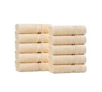 Superior Face Towel Set, Egyptian Cotton, Canary, 10-Piece
