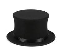 Superior Folding Top Hat Magic Tricks Foldable Classic Shape Design Magician Show Accessories(No hole)