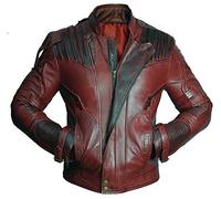 Superior Leather Garments Men's G-Galaxy Themed Maroon Biker Jacket | For All Occasions| In Movies Inspired Styling | Small