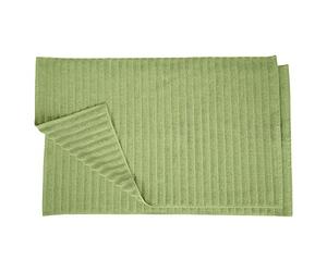 Superior Lined Bath Mat Set, 100 Percent Combed Cotton, Terrace Green, 22 x 35-Inch, 2-Piece