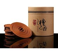 Superior Natural Sandalwood Incense Coils Bulk Pack - Approx 2hr Burn Time - 4 hr Odor Retention- Multiple Aromatic Scents in Gift Ready Packaging (Sandalwood - 48 Piece Small Pack)