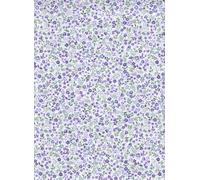 Superior Polycotton Digital Print Ditsy Tiny Floral Mix Fabric 114cm Wide - Ditsy Tiny Lilac - Per Metre