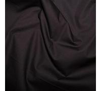 Superior Quality * 100% Cotton Poplin Fabric * *Sold Per Metre* in 40 Plus Colours (Black) (Fat Quarter)