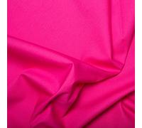 Superior Quality * 100% Cotton Poplin Fabric * *Sold Per Metre* in 40 Plus Colours (Cerise) (Sample Swatch 10x10cm)
