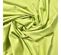 Superior Quality * 100% Cotton Poplin Fabric * Sold Per Metre in 40 Plus Colours (CHARTUSE) (ONE METRE)
