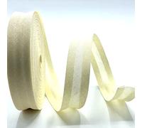 Superior Quality Cream Cotton Bias Binding 25mm (1") -25 Metres