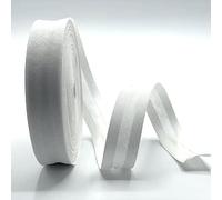 Superior Quality White Cotton Bias Binding 25mm (1") - 25mts