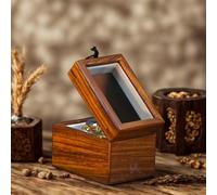 Superior Rosewood Single watch box case for men, Box for precious watch, Microsuede lined Interior with handmade watch pillow, Best Travel Mens Watch Box Case In Wood, Best Gift for Him